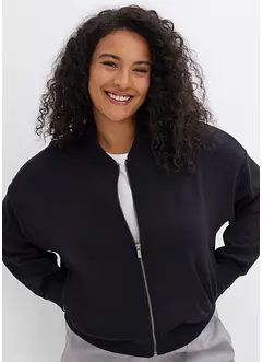 Bomber oversize in felpa, bonprix