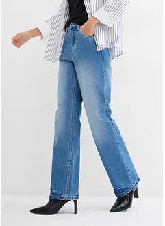 Jeans straight, a vita alta, bonprix