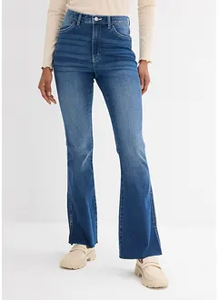 Jeans elasticizzati soft bootcut, vita alta, bonprix