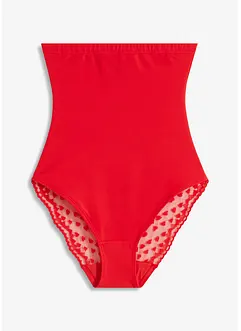 Culotte contenitiva a vita alta con  pizzo ed effetto modellante forte, bonprix