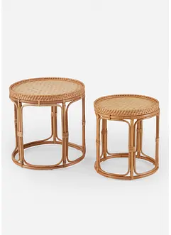 Tavolino in rattan (set 2 pezzi), bonprix