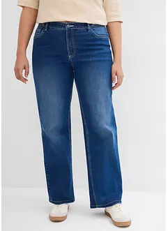 Jeans elasticizzati straight, vita media, bonprix