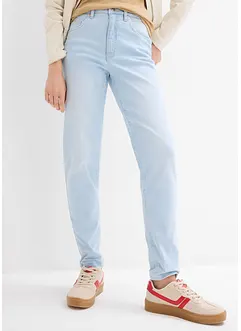 Mom jeans cropped, vita alta, bonprix