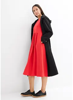 Abito di jersey svasato in cotone pesante, bonprix
