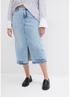 Gonna midi di jeans, bonprix