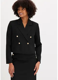 Blazer corto con bottoni gioiello, bonprix