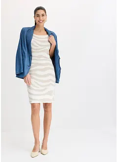 Abito in maglia jacquard, bonprix