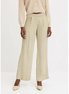 Pantaloni in lyocell con pinces, bonprix