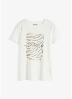 T-shirt con stampa zebrata, bonprix