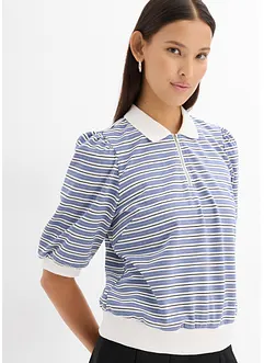 Polo con cerniera, bonprix