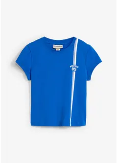 T-shirt cropped con stampa, bonprix