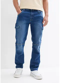 Jeans cargo relaxed fit, straight, bonprix