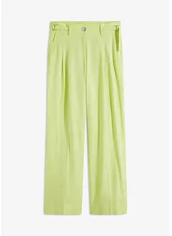 Pantaloni a palazzo in misto lino leggero, bonprix