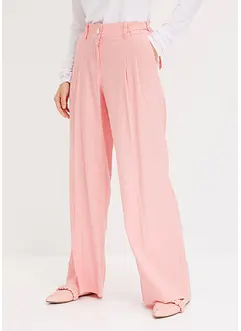 Pantaloni a palazzo in misto lino leggero, bonprix