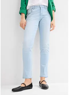 Jeans boyfriend cropped, vita media, bonprix