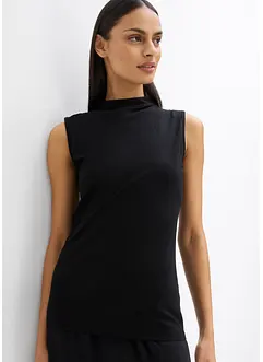 Top in misto cotone elasticizzato, bonprix