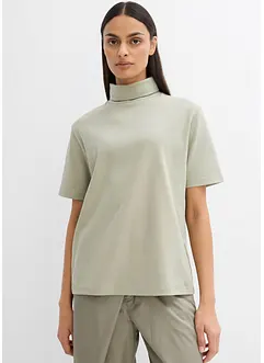 Maglia a collo alto in puro cotone biologico, bonprix