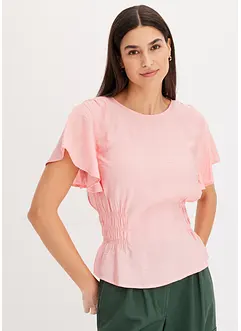 Blusa in misto viscosa morbido, bonprix