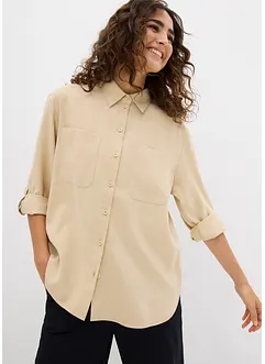 Camicetta in misto viscosa fluente, bonprix