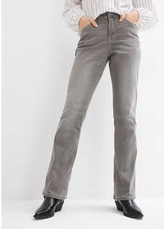 Jeans bootcut, vita alta, bonprix