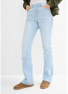 Jeans bootcut, vita alta, bonprix