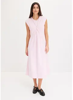 Abito svasato in jersey con dettaglio twist, bonprix