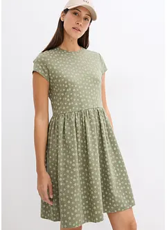 Abito in maglina di puro cotone, bonprix