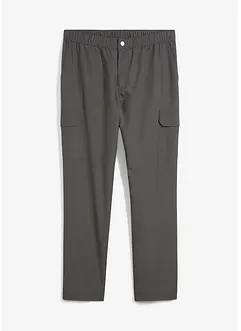 Pantaloni cargo con elastico in vita ultraleggeri, idrorepellenti con finitura Bionic, bonprix