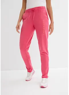 Pantaloni in felpa  con stampa in materiale pesante, bonprix