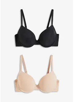 Reggiseno con coppe preformate e ferretto (pacco da 2), bonprix