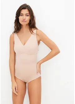 Body senza ferretto e senza cuciture con effetto modellante medio, bonprix