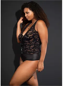 Body ouvert in look bagnato, VENUS