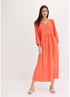 Abito midi in jersey operato, bonprix