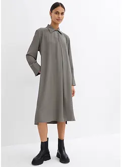 Abito midi con colletto, bonprix