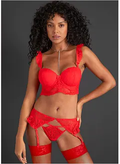 Reggicalze in pizzo con pailettes delicate, bonprix