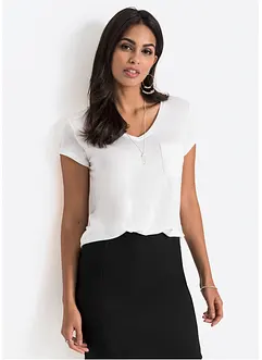T-shirt in morbida viscosa, bonprix