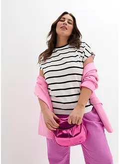 Maglia a maniche corte in spugna a righe, bonprix