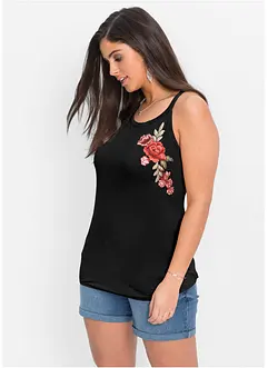 Top con ricamo, bonprix