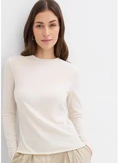 Maglia a maniche lunghe semitrasparente, bonprix