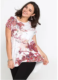 Maglia in puro cotone con fondo asimmetrico, bonprix