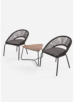 Tavolo e sedie da giardino (set giardino 3 pezzi), bonprix