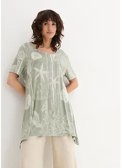 Maglia lunga in misto viscosa morbido, bonprix