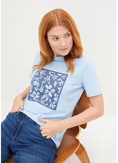 T-shirt con stampa floreale, bonprix