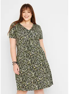 Abito in maglina di misto viscosa fluente, bonprix