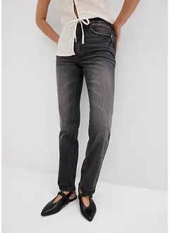 Jeans straight, vita alta, bonprix