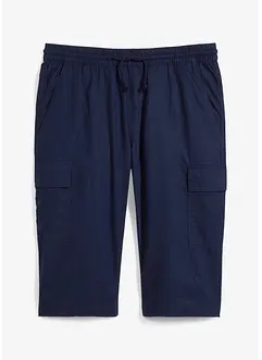 Bermuda cargo in misto lino, regular fit, bonprix