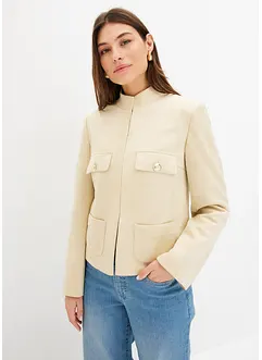 Giacca corta in similpelle scamosciata, bonprix