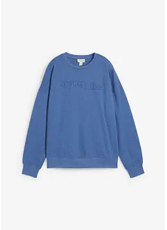 Felpa oversize in misto cotone morbido, bonprix