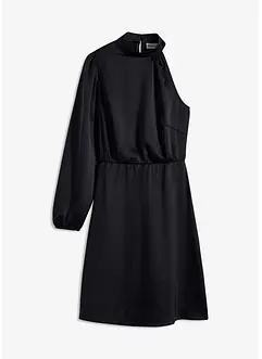 Abito monospalla in satin lucido, bonprix