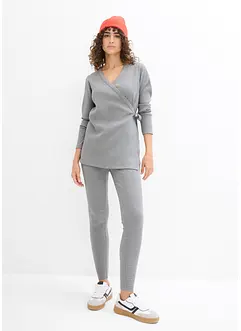 Maglia incrociata e leggings prémaman (set 2 pezzi), bonprix